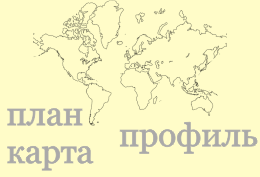 План, карта, профиль